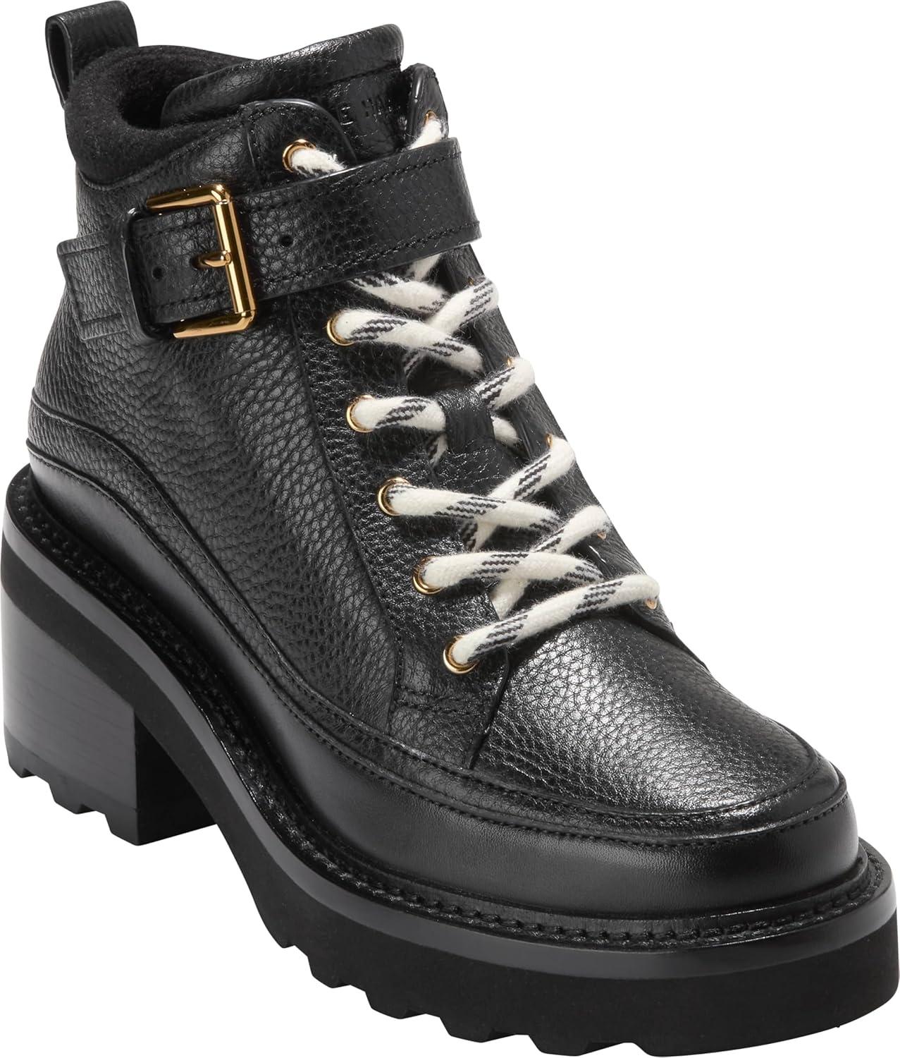 image:imageCole Haan Womens Shibley Waterproof LaceupBlack Waterproof Leather