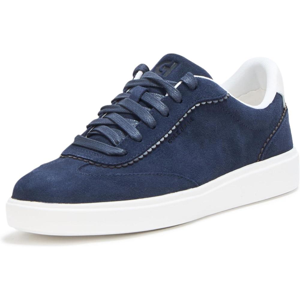 image:imageCole Haan Womens Grand Crosscourt ArloweMidnight SuedeWhite
