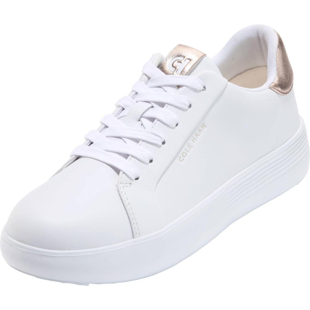 image:imageCole Haan Womens Grand Crosscourt Joy PlatformOptic WhiteRose Gold