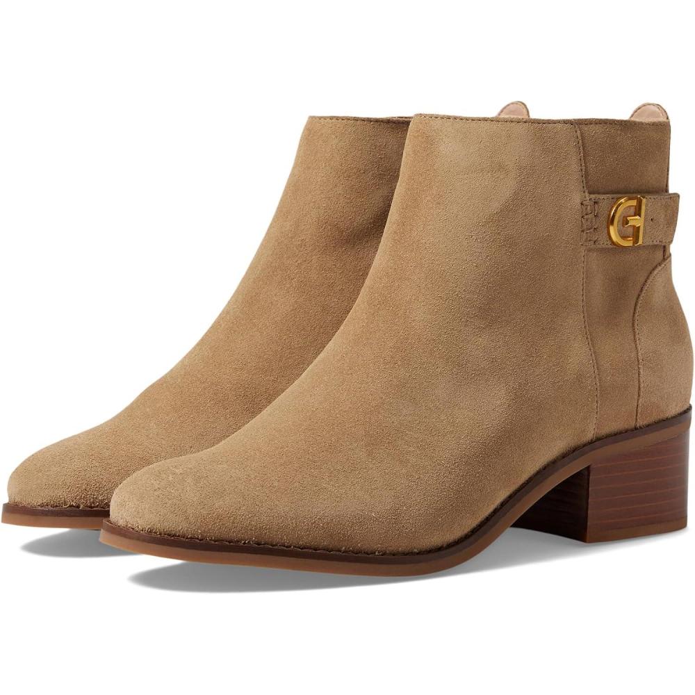 image:imageCole Haan Womens Holis Buckle AnkleDark Latte SuedeLight WhiskeyDark Gumt
