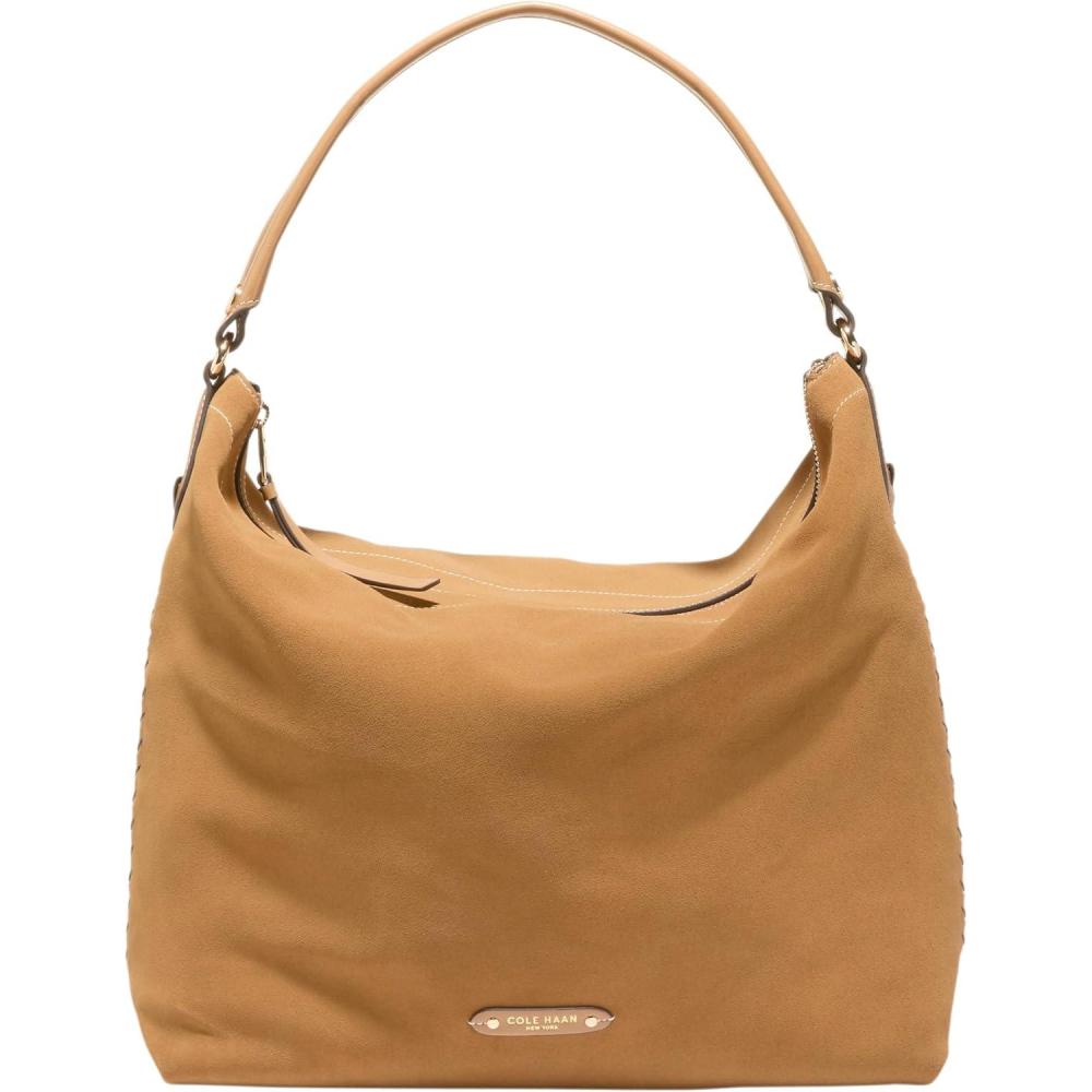 image:imageCole Haan Womens Isabella HoboGolden Honey Suede