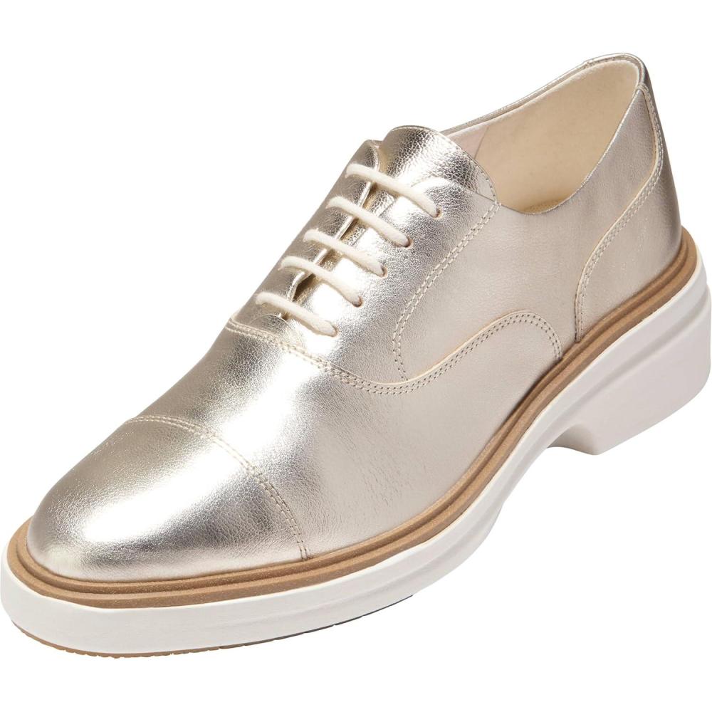 image:imageCole Haan Womens OriginalGrand Cityspectre OxfordSoft Gold Leather