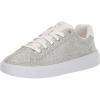 Silver Glitter Mesh/Optic White