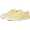 Pale Banana Woven Canvas/Leather/Ivory