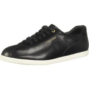 Cole Haan Womens Grand Crosscourt Modern Tennis Sneaker(Black Leather Optic White)