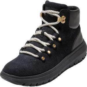 Cole Haan Women’s Grand Raelyn Hiker Waterproof(Black Suede Waterproof)