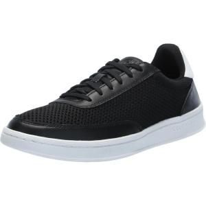 Cole Haan Women’s Grandpro Leisure(Black Knit/Leather/White)