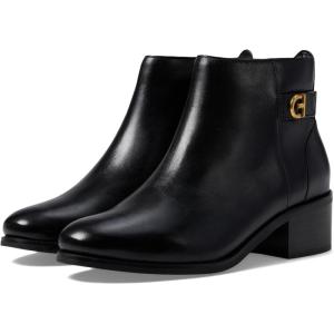 Cole Haan Women’s Holis Buckle Ankle(Black Leather)