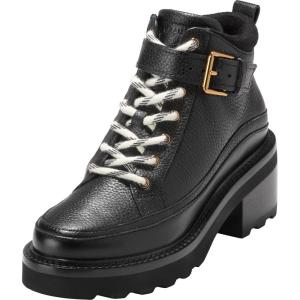 Cole Haan Women’s Shibley Waterproof Lace-up(Black Waterproof Leather)