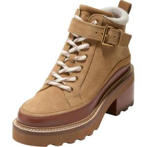 Cole Haan Women’s Shibley Waterproof Lace-up(Ch Golden Honey Suede Wp)