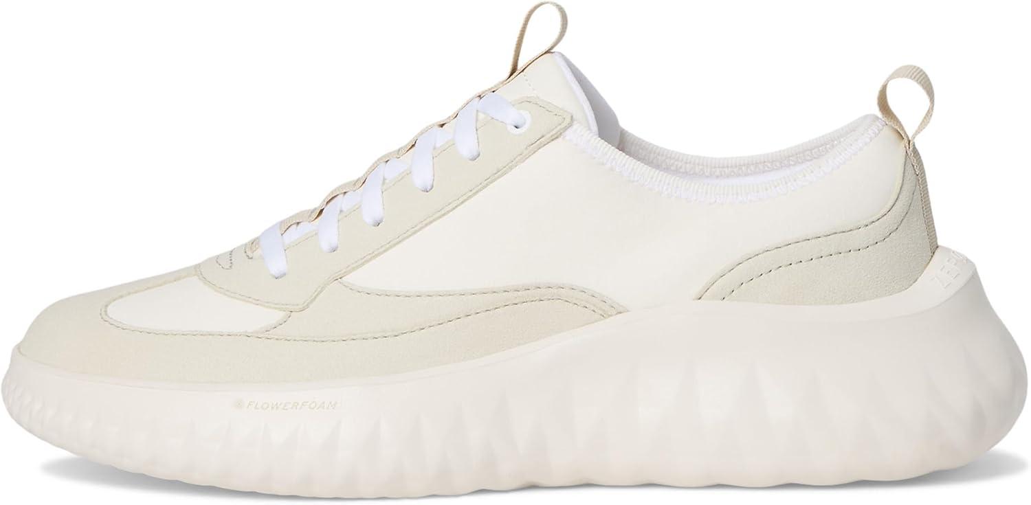 image:imageCole Haan Womens Generation Zerogrand 20 TToeWhiteSilver Birch SuedeGold MetallicWhite