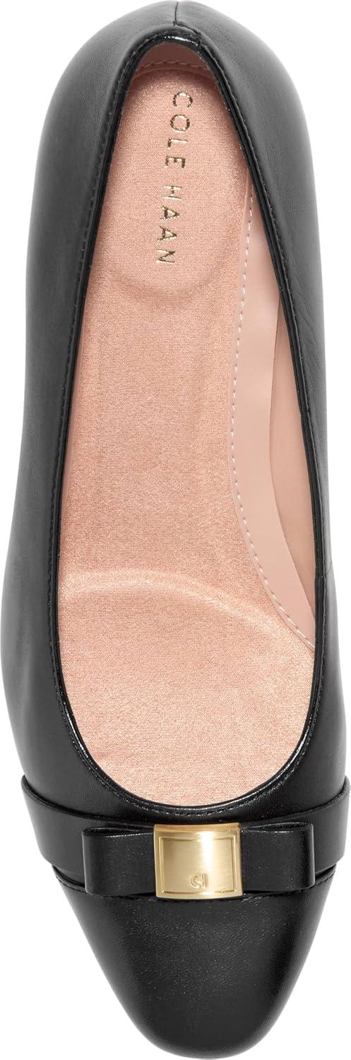 image:imageCole Haan Womens Goto Malta Bow WedgesBlack Leather