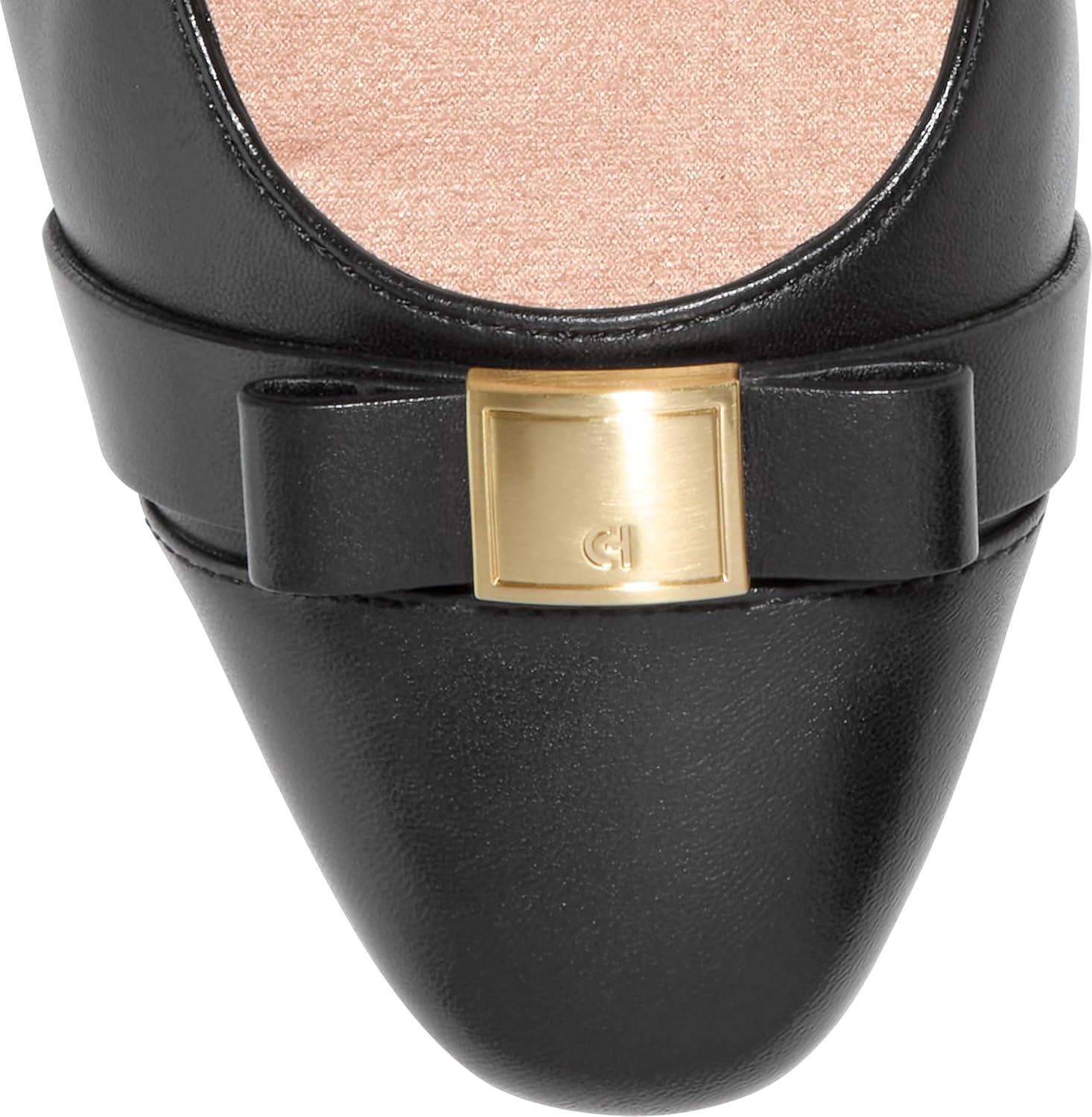 image:imageCole Haan Womens Goto Malta Bow WedgesBlack Leather