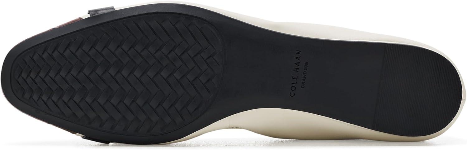 image:imageCole Haan Womens Goto Tova Bow Ballet FlatCh Powder LthrCh Mahogany Croc PrintBlack Lthr