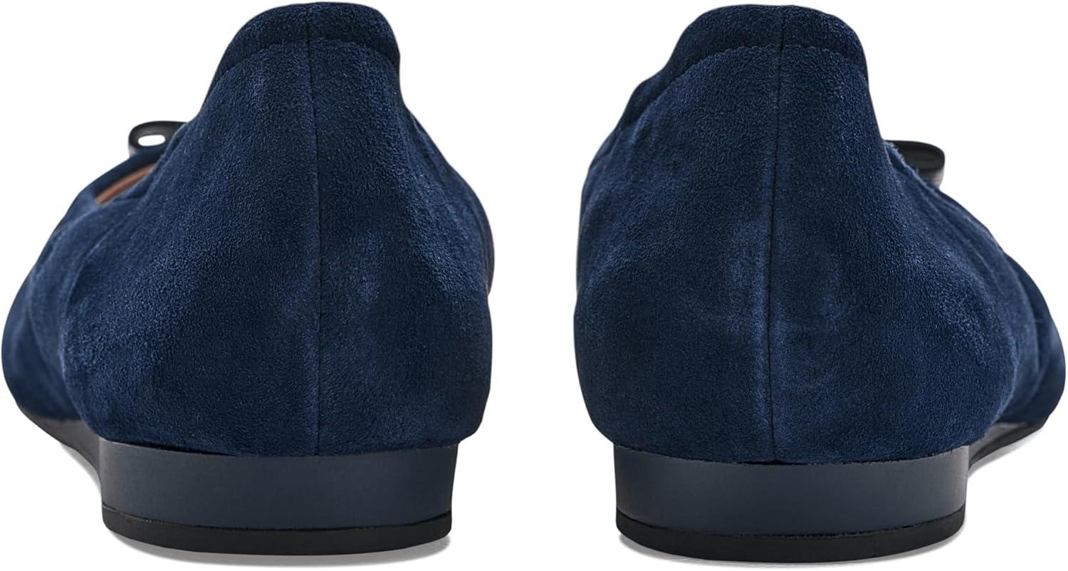 image:imageCole Haan Womens Goto Tova Bow Ballet FlatMidnight Moon SuedeMidnight Moon Snake Print Leather