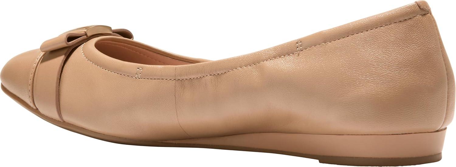 image:imageCole Haan Womens Goto Tova Bow Ballet FlatTuscan Sand Leather
