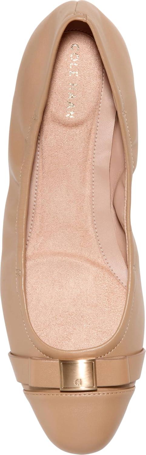 image:imageCole Haan Womens Goto Tova Bow Ballet FlatTuscan Sand Leather