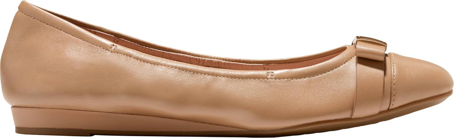 image:imageCole Haan Womens Goto Tova Bow Ballet FlatTuscan Sand Leather