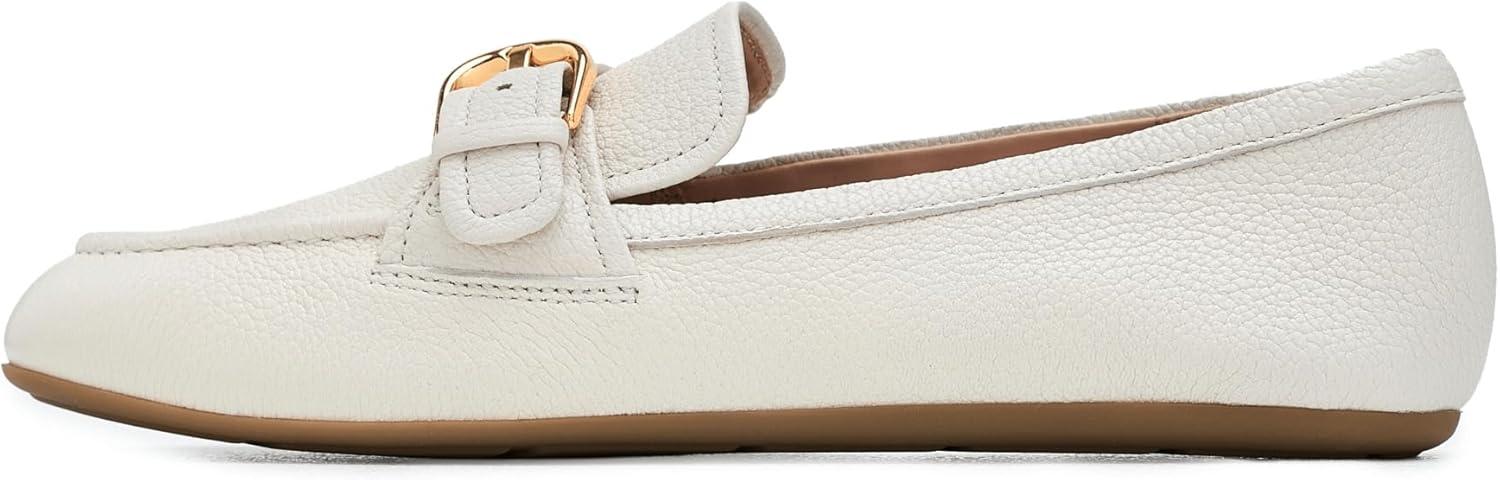 image:imageCole Haan Womens Grand Ambition Alette Buckle LoafersPowder Tumbled Leather