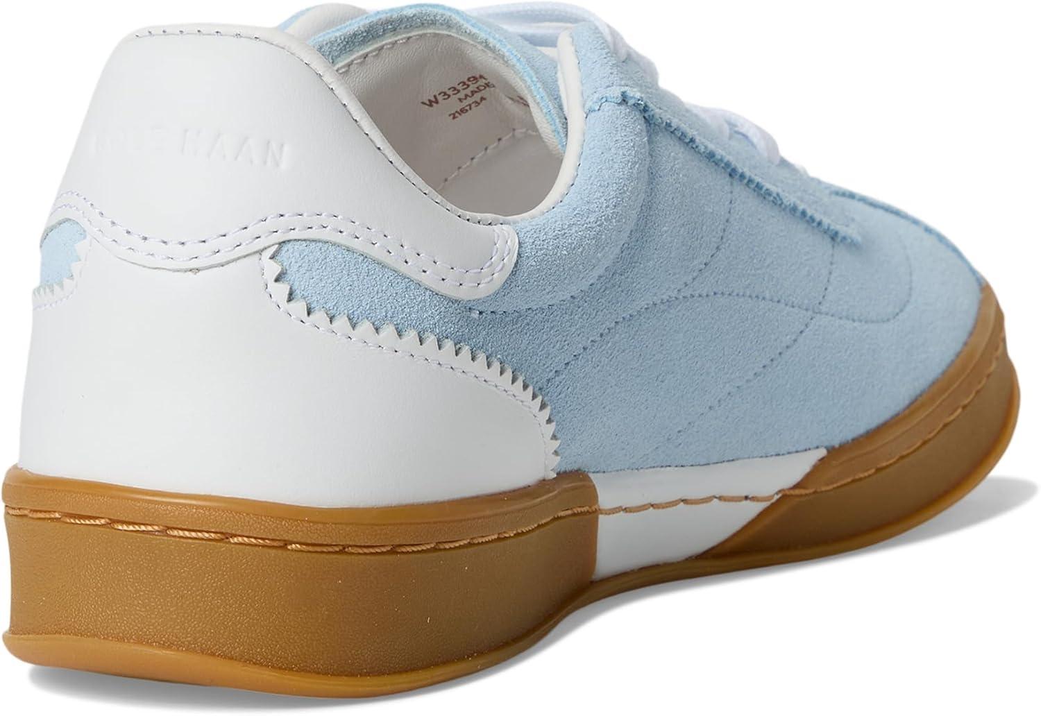 image:imageCole Haan Womens Grand Crosscourt Brynn SneakerSkyway SuedeWhiteGum