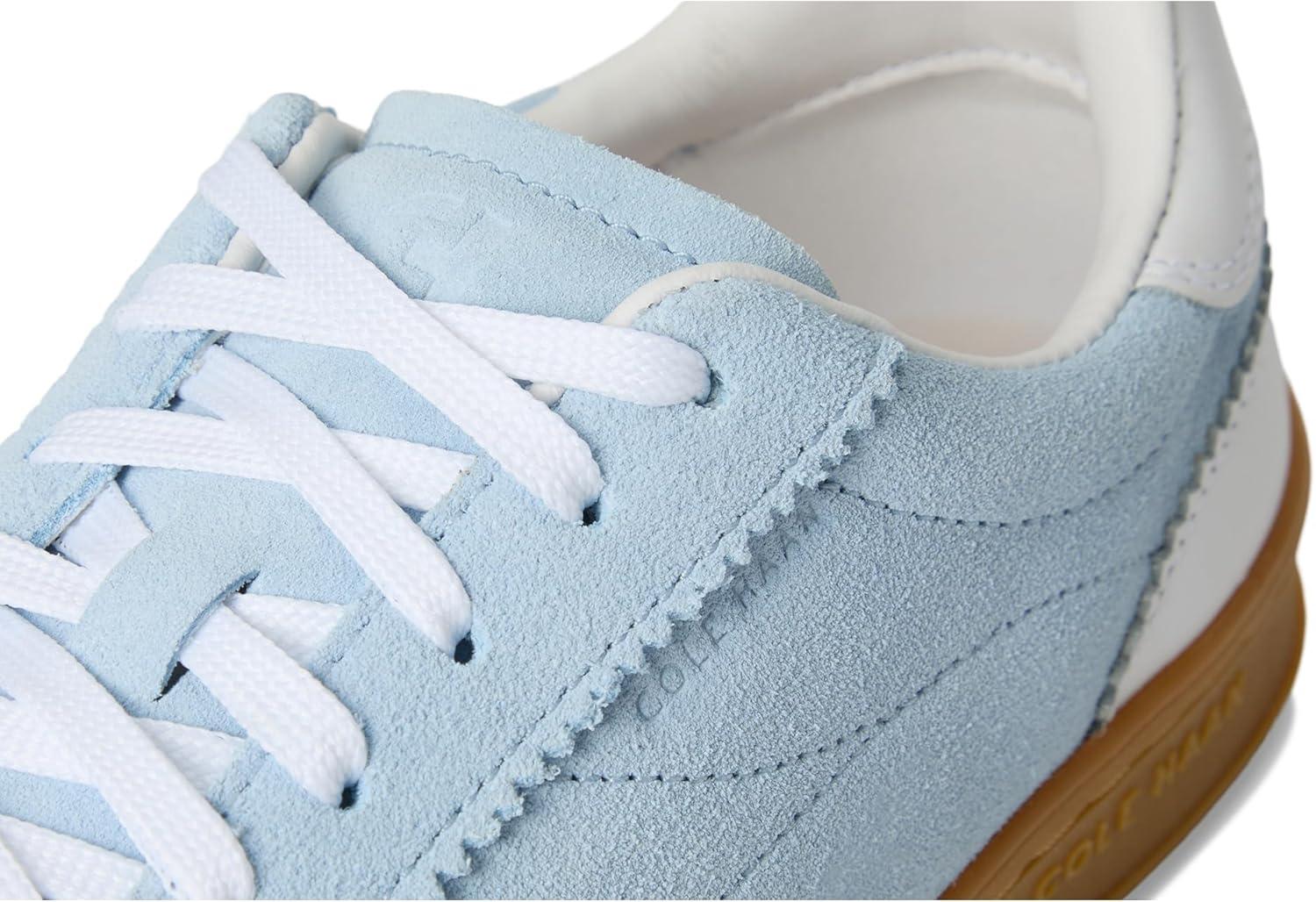 image:imageCole Haan Womens Grand Crosscourt Brynn SneakerSkyway SuedeWhiteGum