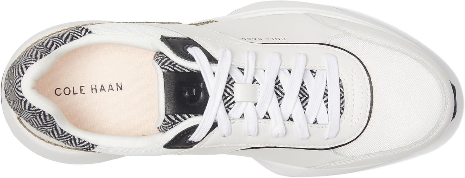 image:imageCole Haan Womens Grand Crosscourt Hallet RunnersWhite MeshHerringbone