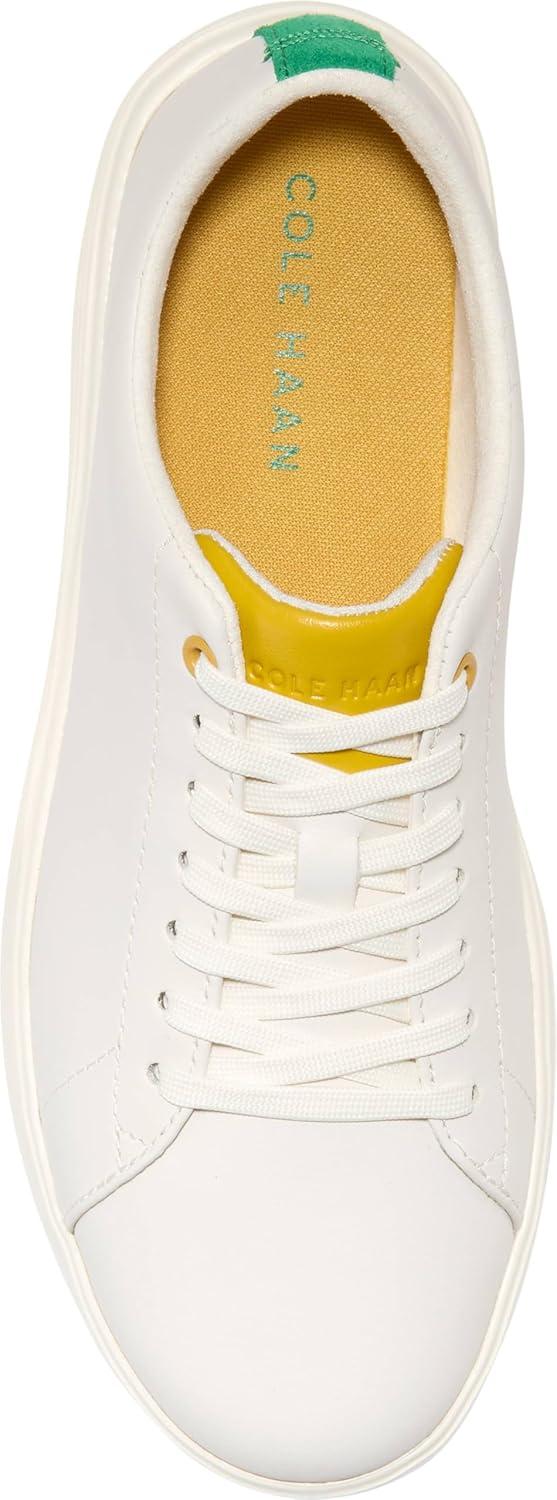 image:imageCole Haan Womens Grand Crosscourt LeatherIvory LeatherAmazon Suede