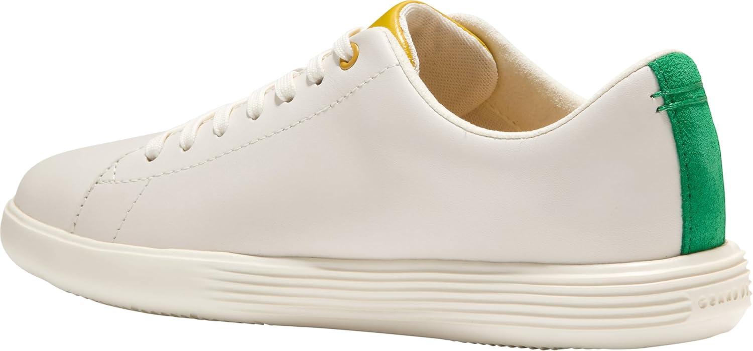 image:imageCole Haan Womens Grand Crosscourt LeatherIvory LeatherAmazon Suede