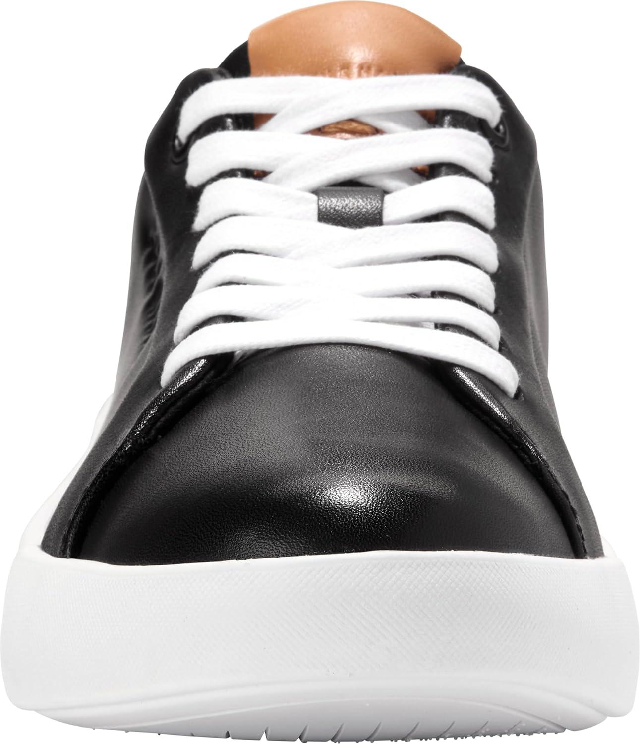 image:imageCole Haan Womens Grand Hurrion Cup LacetoToeBlackWhiteWhite
