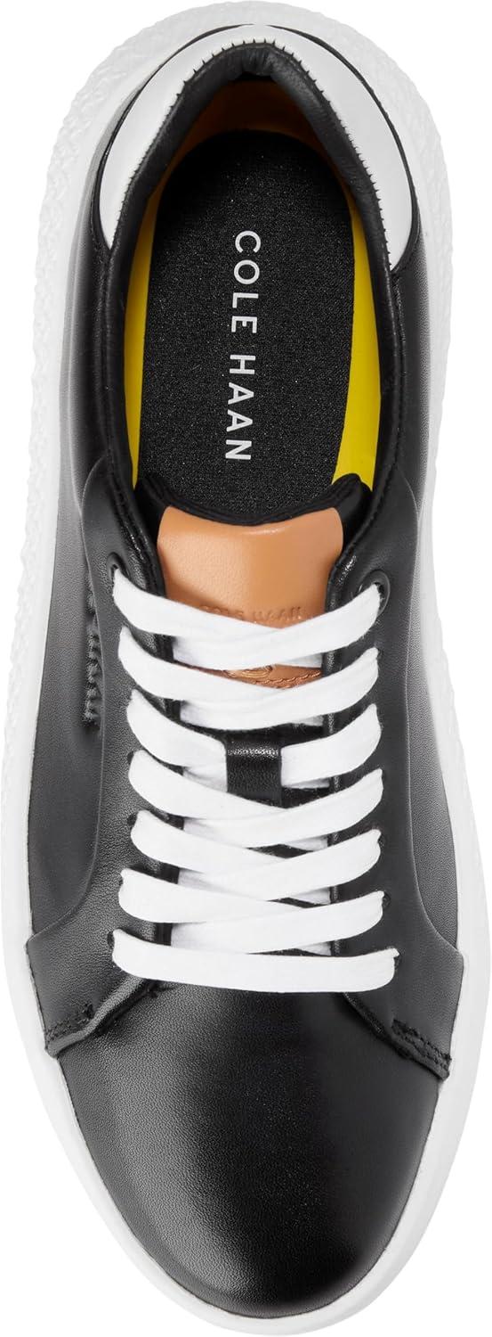 image:imageCole Haan Womens Grand Hurrion Cup LacetoToeBlackWhiteWhite