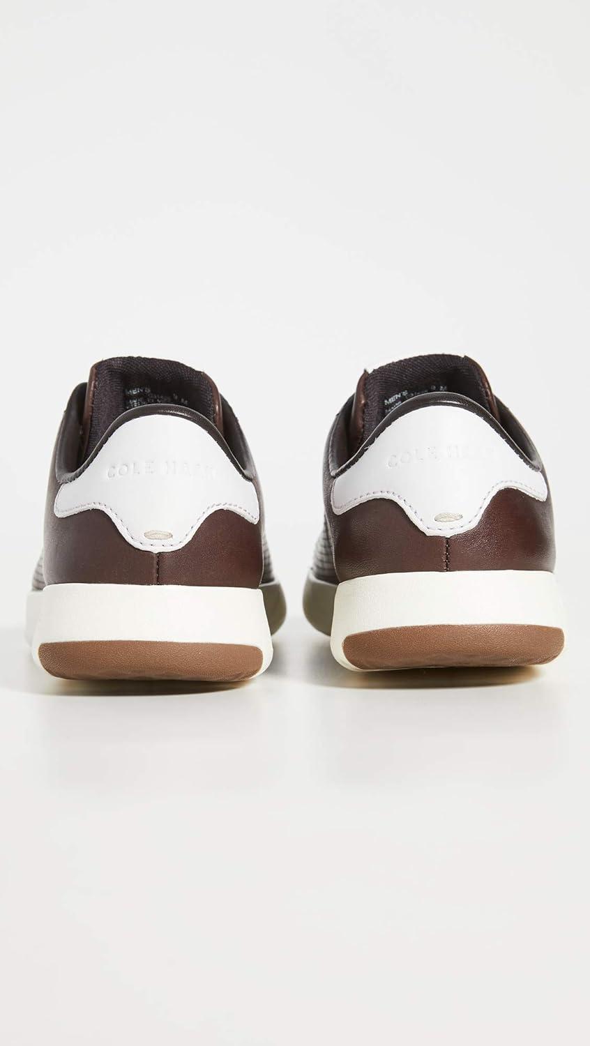 image:imageCole Haan Womens GrandPro Tennis Leather Lace OX Fashion SneakerDark BrownWhite