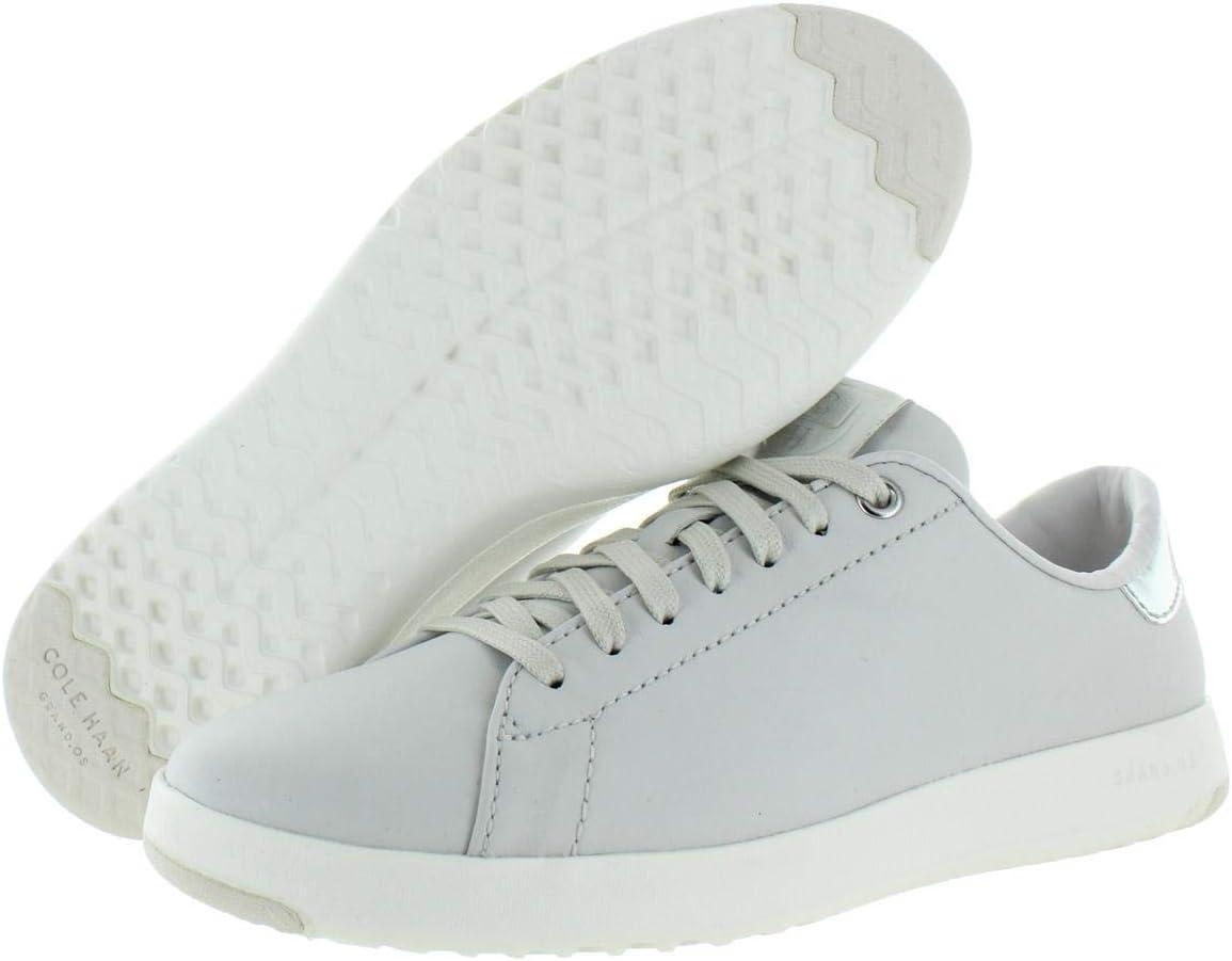 image:imageCole Haan Womens GrandPro Tennis Leather Lace OX Fashion SneakerNimbus Cloud LeatherArgento