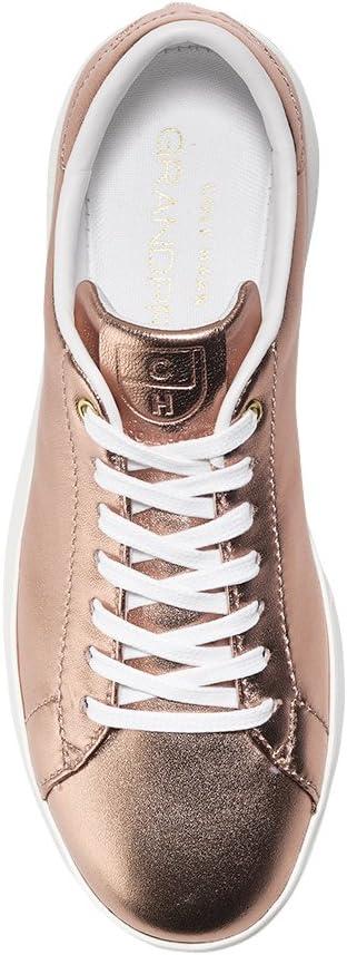 image:imageCole Haan Womens GrandPro Tennis Leather Lace OX Fashion SneakerRose Gold