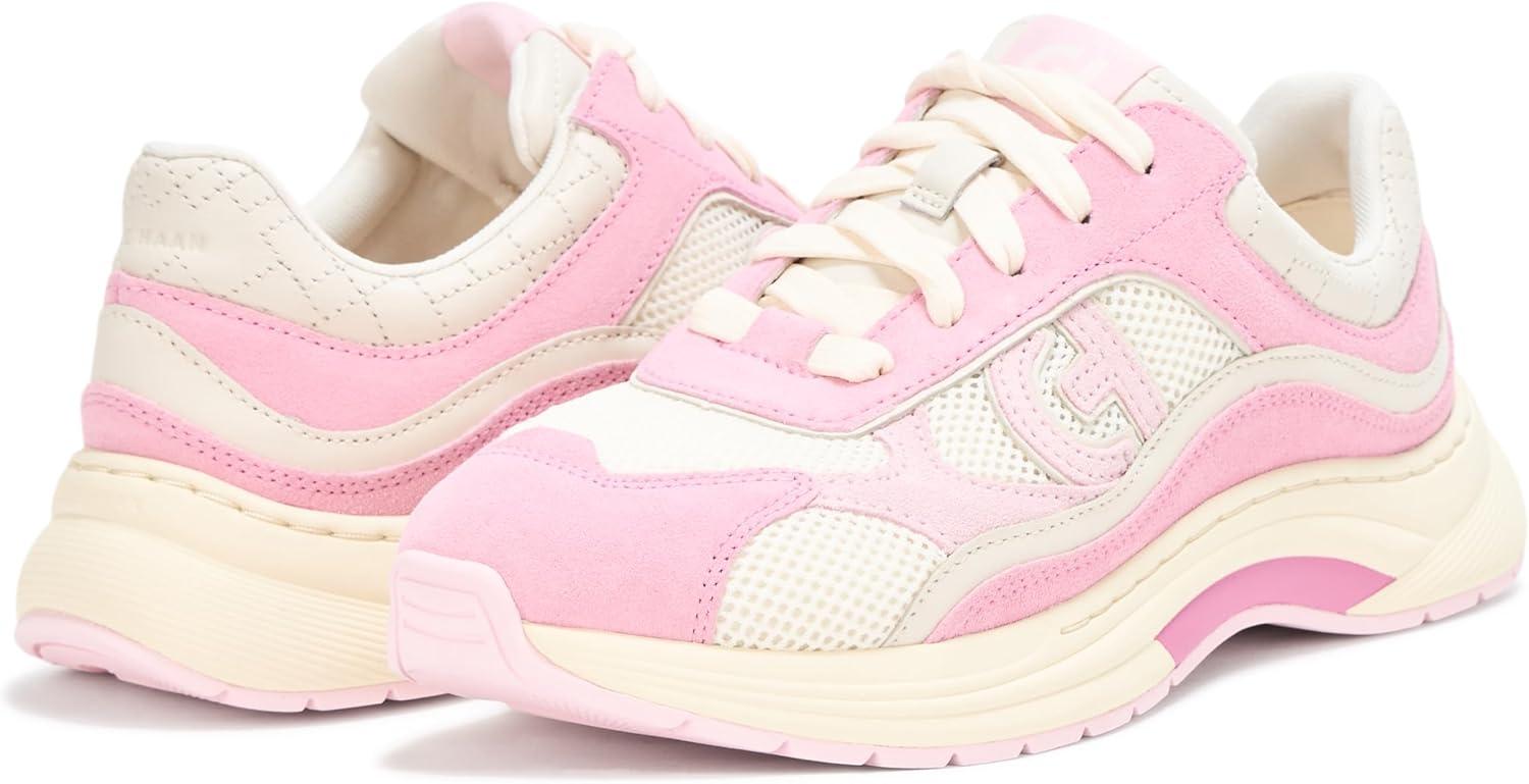 image:imageCole Haan Womens Grandpro Eleeana RunnerIvory LtrMoonlight Mauve SdeCherry Blossom Sde