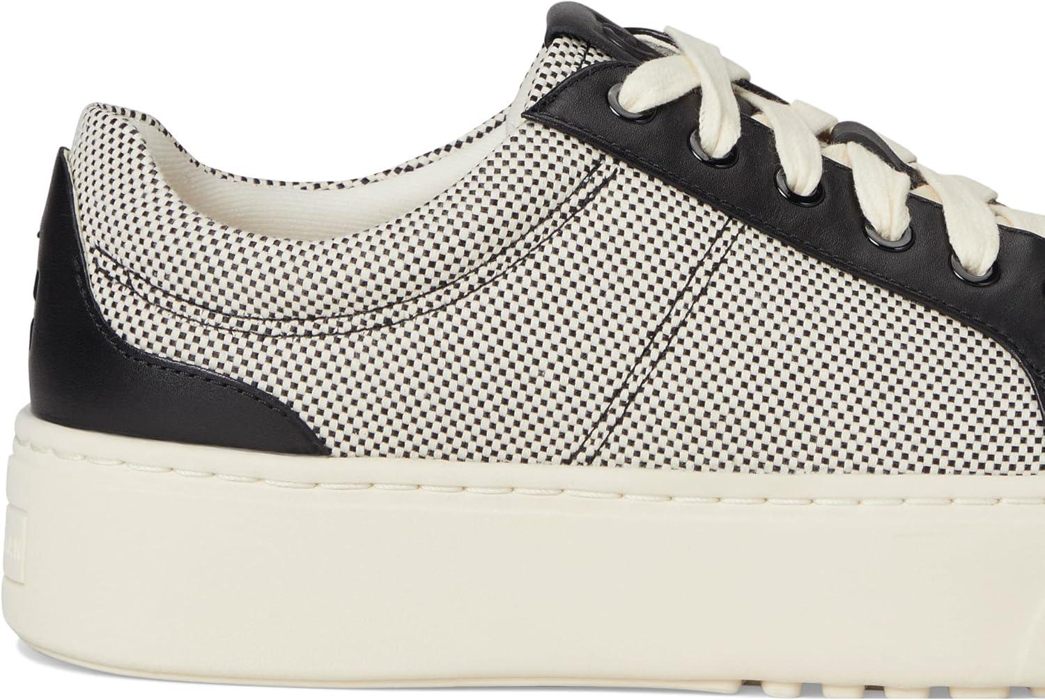 image:imageCole Haan Womens Grandpro Max PlatformIvory CanvasBlack Leather