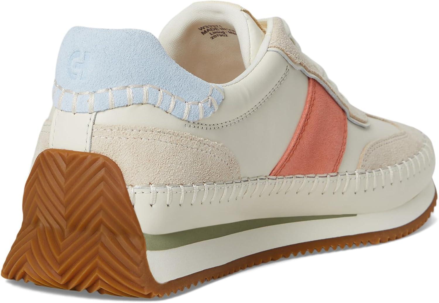 image:imageCole Haan Womens Grandpro PremierIvoryCh Oat SuedeSkywayBeach Sand