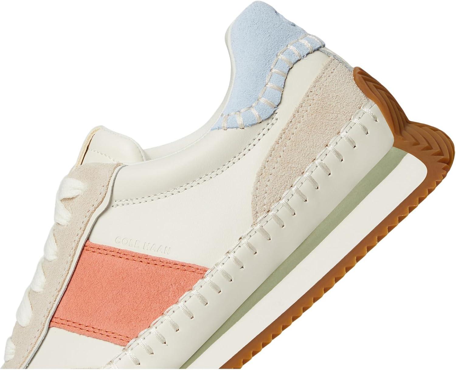 image:imageCole Haan Womens Grandpro PremierIvoryCh Oat SuedeSkywayBeach Sand