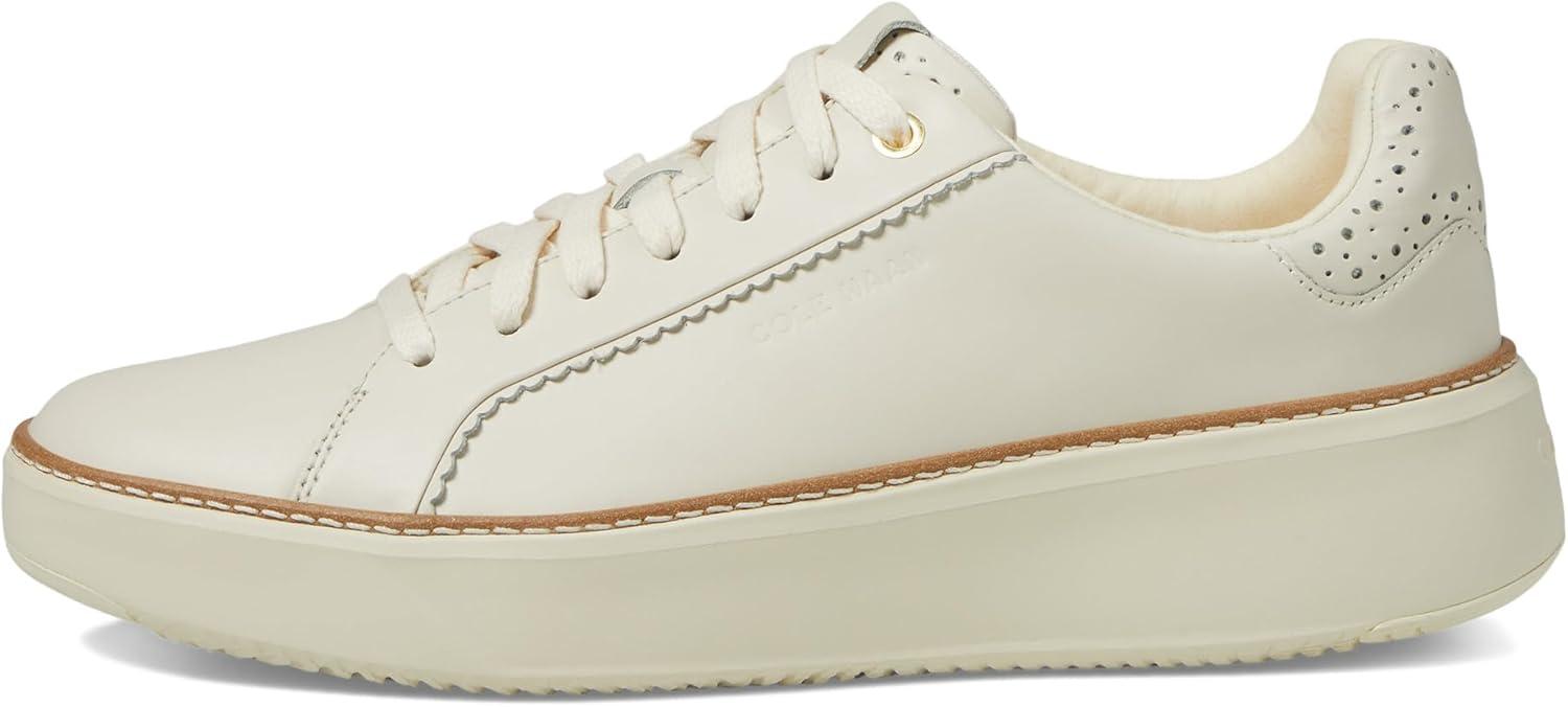 image:imageCole Haan Womens Grandpro Topspin Court SneakerIvory Perf Scallop