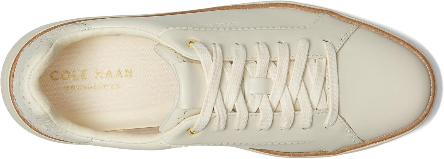 image:imageCole Haan Womens Grandpro Topspin Court SneakerIvory Perf Scallop