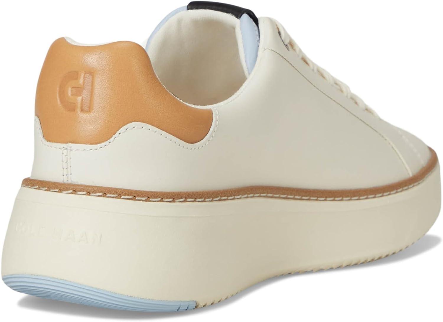 image:imageCole Haan Womens Grandpro Topspin Court SneakerIvoryBiscuitBlue