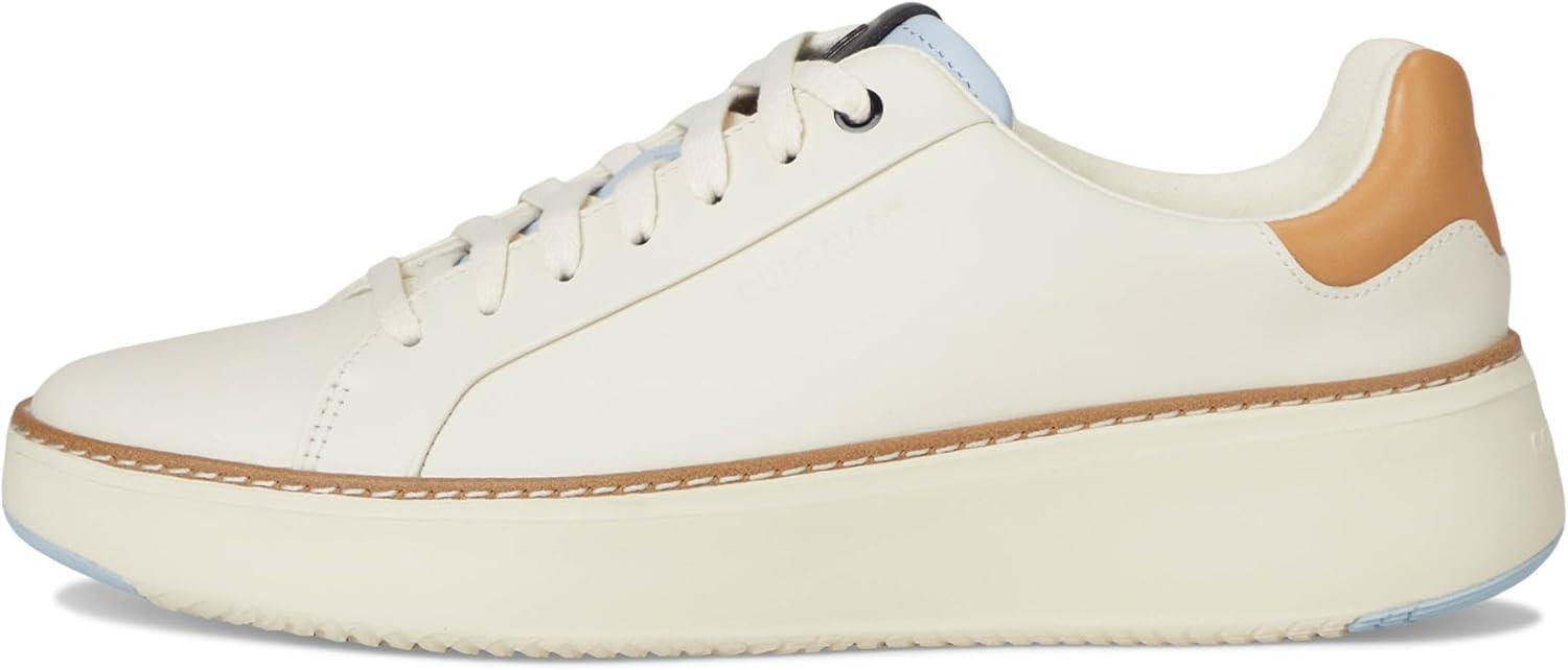 image:imageCole Haan Womens Grandpro Topspin Court SneakerIvoryBiscuitBlue