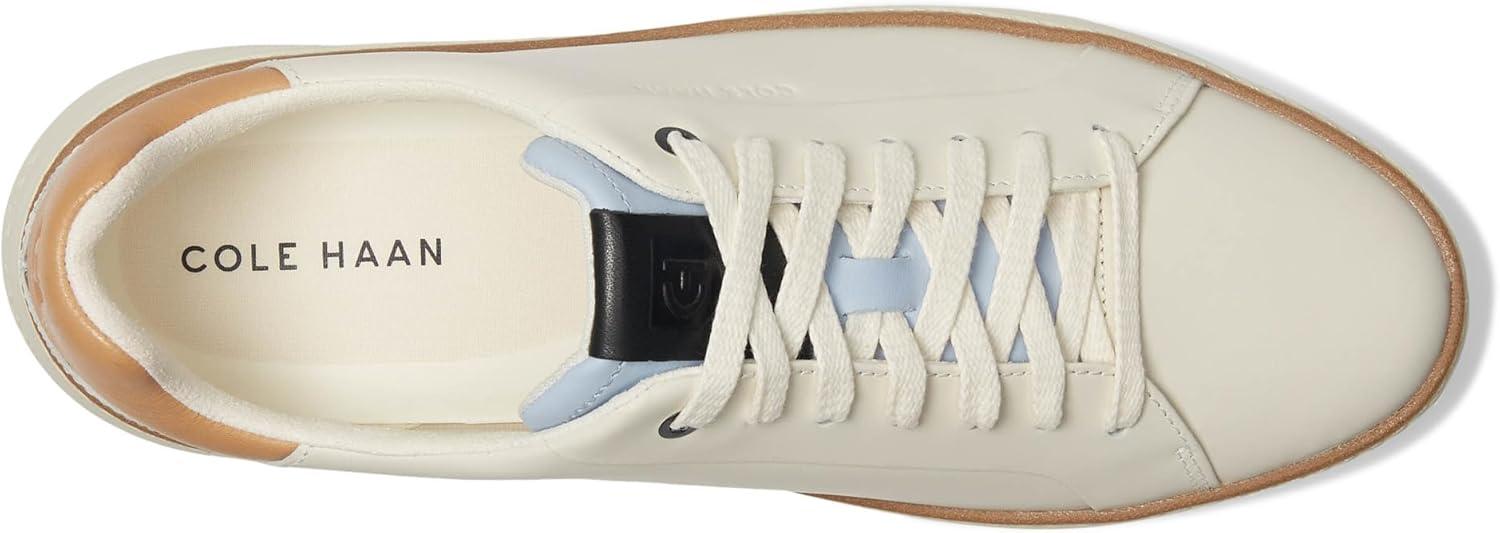 image:imageCole Haan Womens Grandpro Topspin Court SneakerIvoryBiscuitBlue