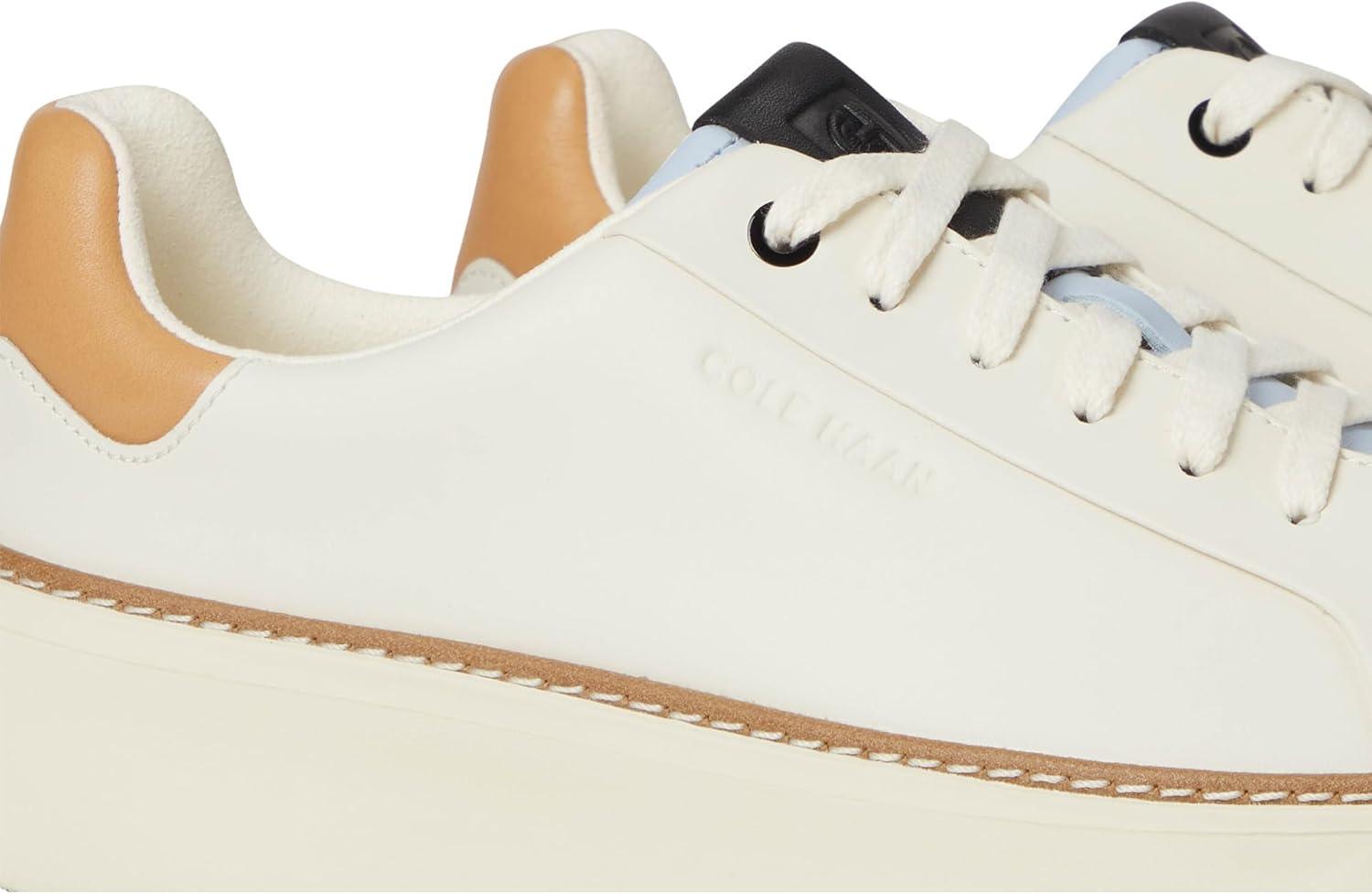 image:imageCole Haan Womens Grandpro Topspin Court SneakerIvoryBiscuitBlue
