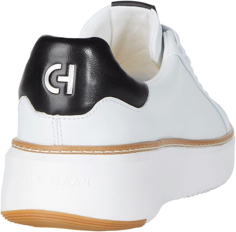 image:imageCole Haan Womens Grandpro Topspin Court SneakerIvoryBlack Leather