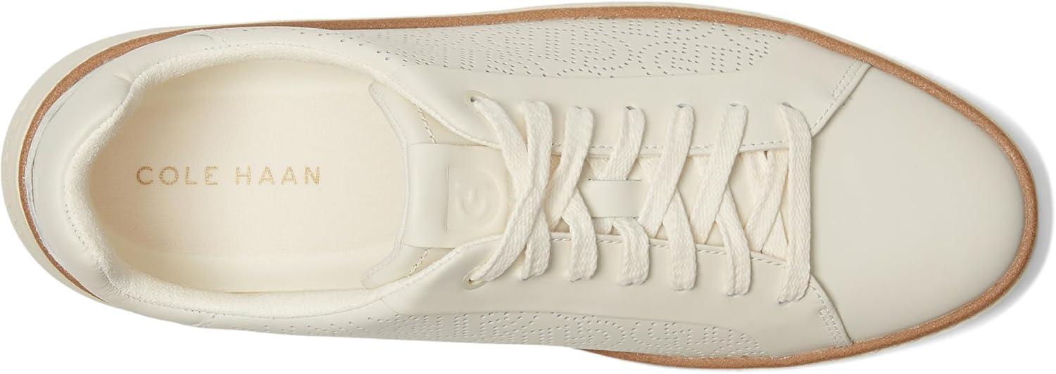 image:imageCole Haan Womens Grandpro Topspin Court SneakerIvoryPerforated Leather