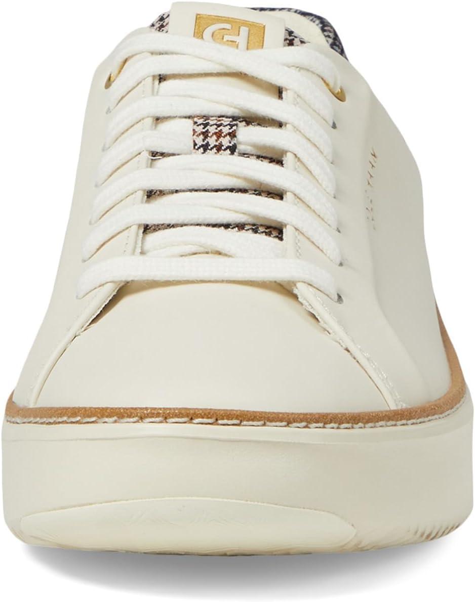 image:imageCole Haan Womens Grandpro Topspin Court SneakerIvoryPlaid