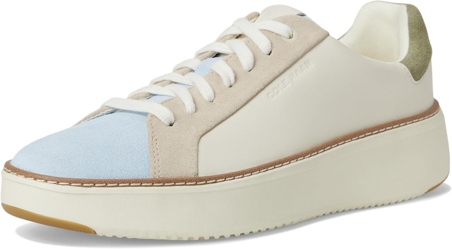 image:imageCole Haan Womens Grandpro Topspin Court SneakerIvorySuede