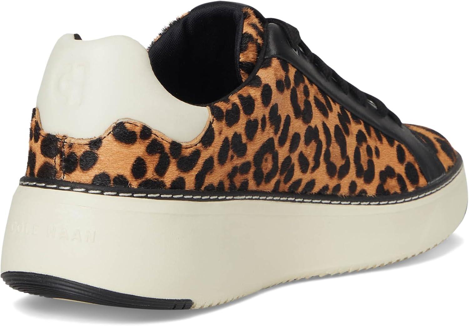 image:imageCole Haan Womens Grandpro Topspin Court SneakerLeopard Print HaircalfBlack