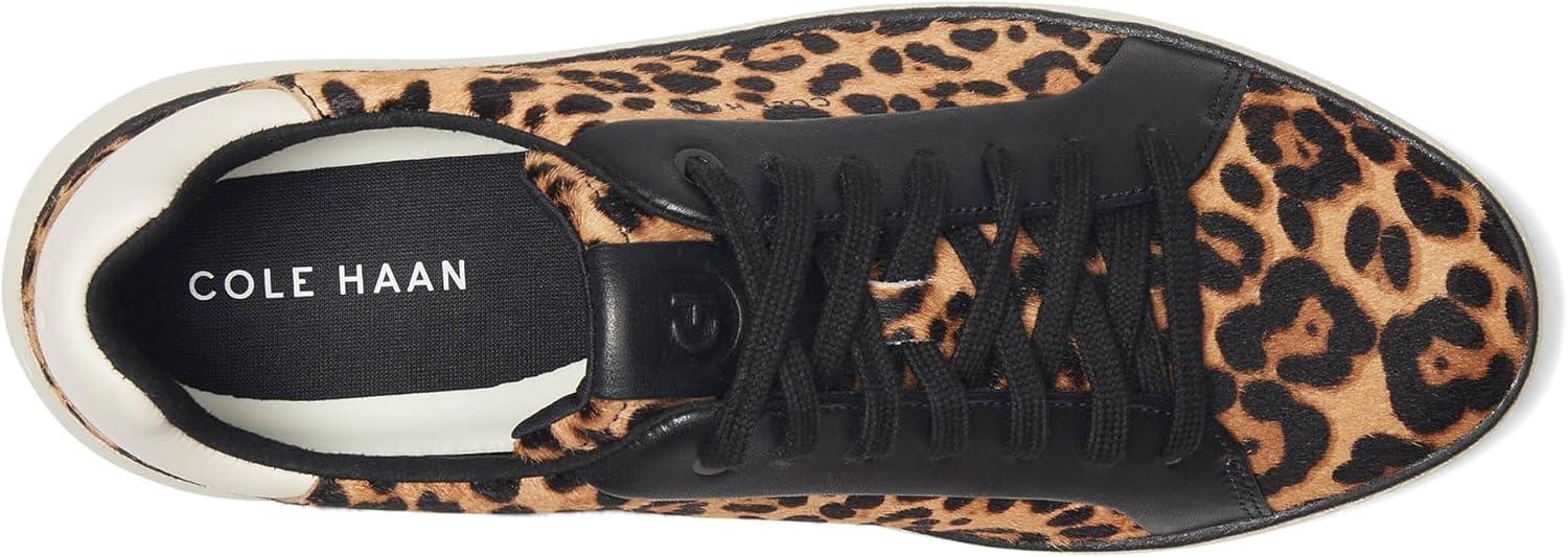 image:imageCole Haan Womens Grandpro Topspin Court SneakerLeopard Print HaircalfBlack