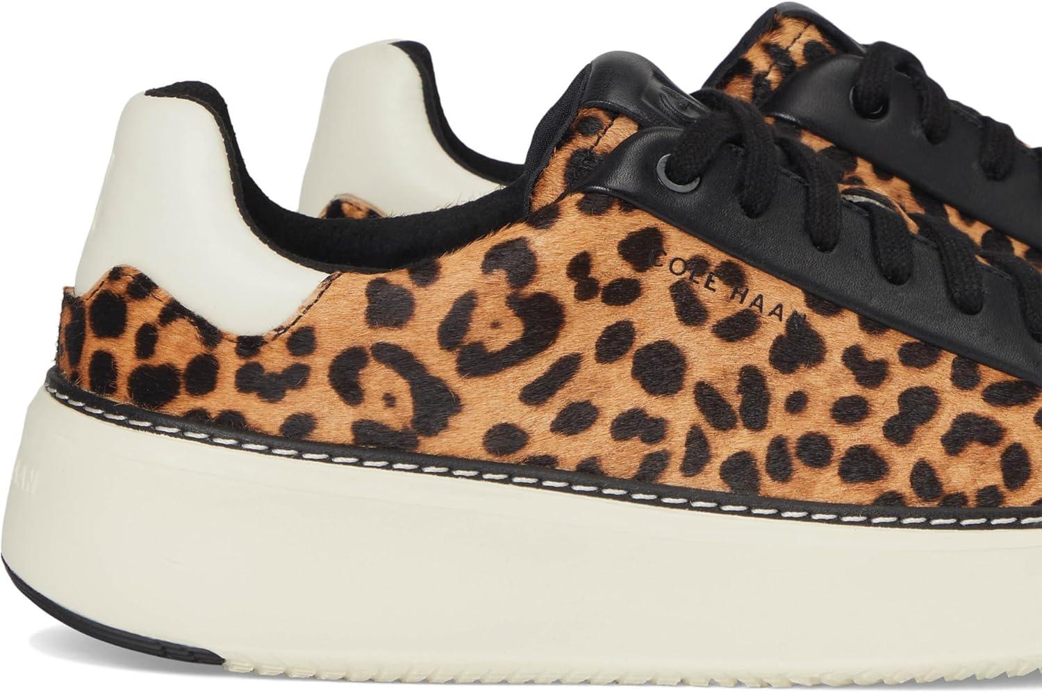 image:imageCole Haan Womens Grandpro Topspin Court SneakerLeopard Print HaircalfBlack